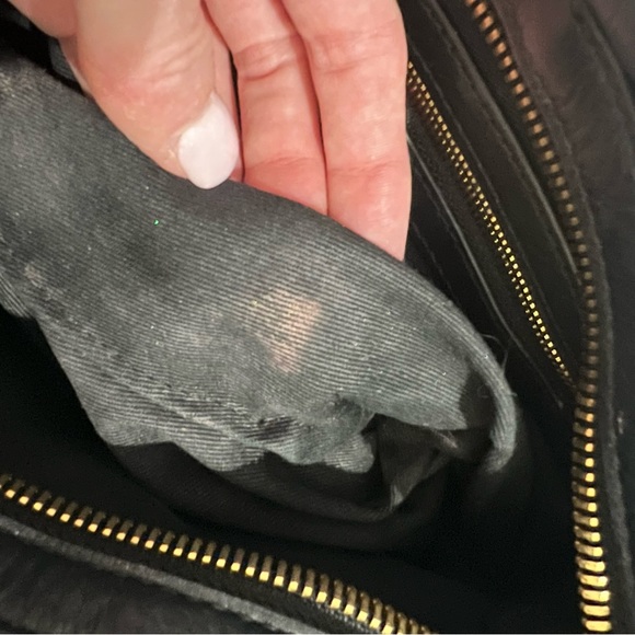 Banana Republic Black Quilted Clutch w/ Gold Hardware - Picture 5 of 7